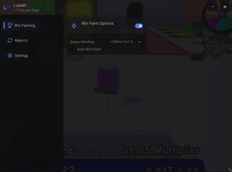 Lupain Auto Win Auto Rebirth