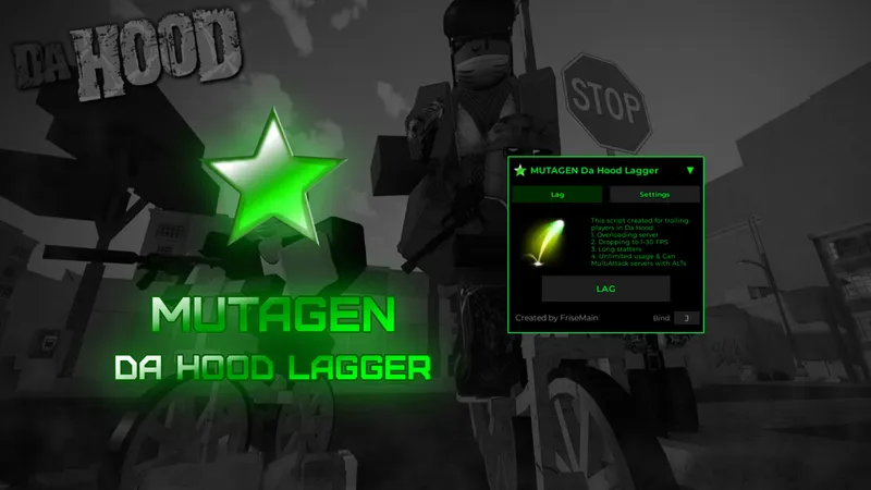 MUTAGEN Da Hood Lagger script