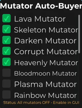 My Tycoon Farm Auto Buy Mutators