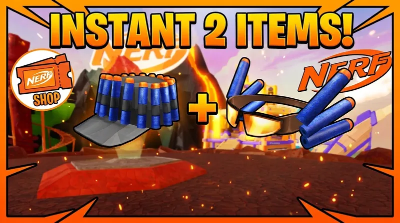 NERF ISLAND - INSTANT 2 FREE ITEMS