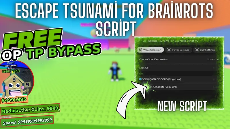 Update - OP Script All Coins Auto All Buys Op,Teleport Wave