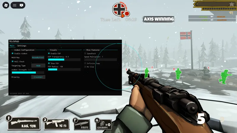 Nickhub Esp Aimbot Noclip Infinite Jump Speedwalk