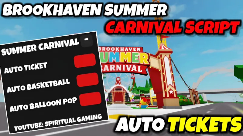 No Key Summer Carnival Auto Collect Tickets