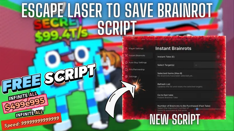 OP Script, Instant Celestial, Instant Brainrots, VIP Unlock