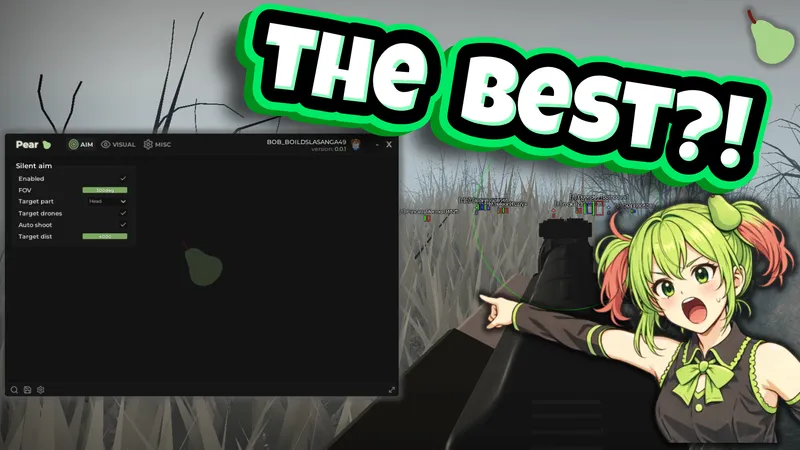 Pear </> Silent aim, ESP + more! [FULLY SAFE]