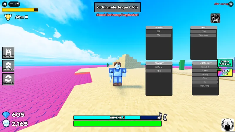 Roblox 1 Kill 1 Armor Script (Killaura, Strafe and more!)