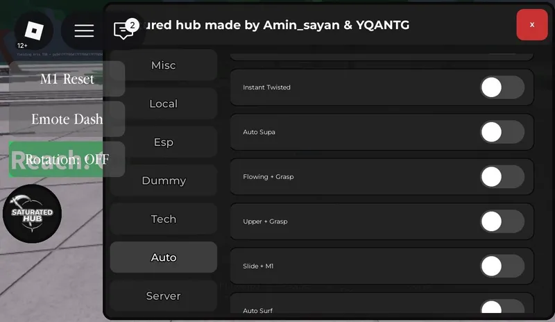Satured hub