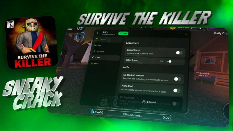 STK Auto Slash/No CD, ESP, Auto Loot, Etc | SNKY