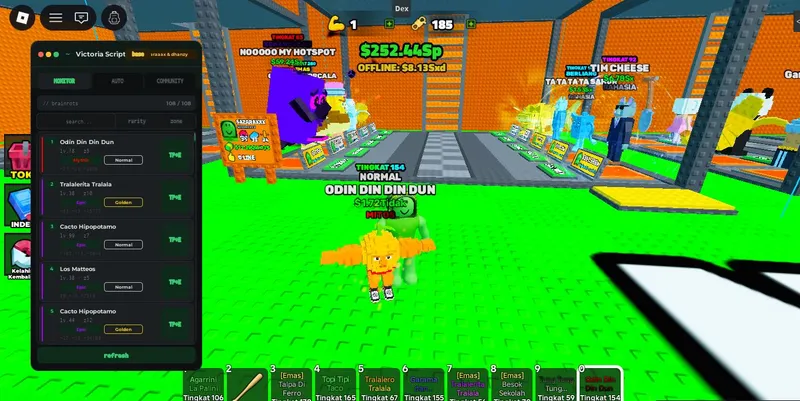 Swing obby for brainrot