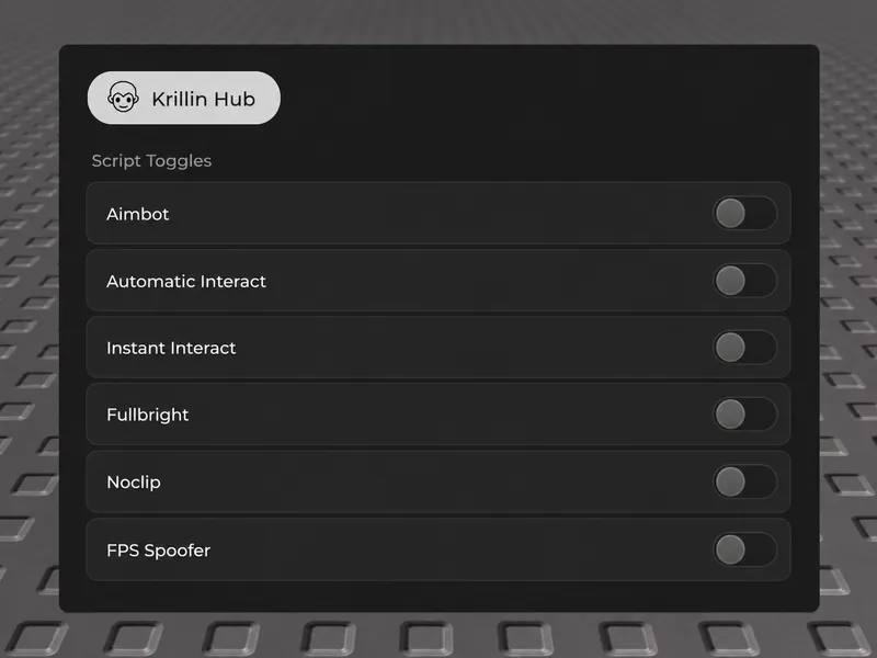 Krillin Hub I Aimbot I FPS Spoofer I FullBright I More