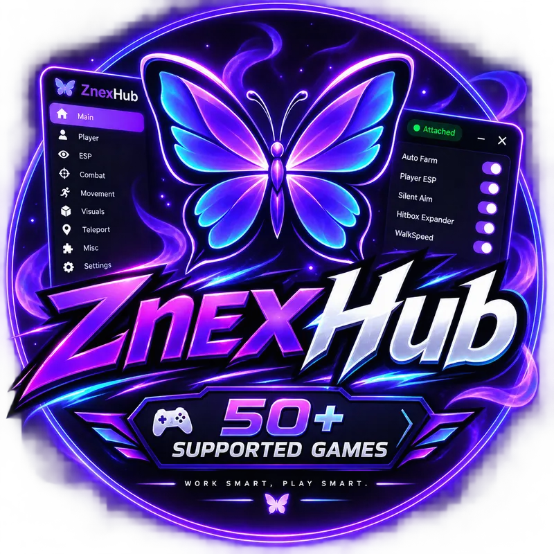 ZnexHub | 50+ Supported Games — Optimized Roblox Script Hub