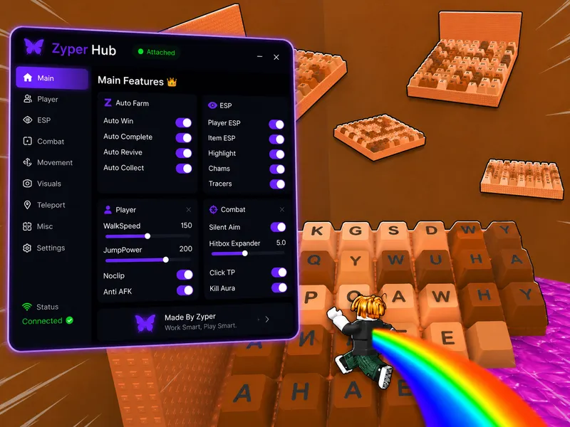 Znex Hub | Auto Farm XP, Auto Win, Walk & More